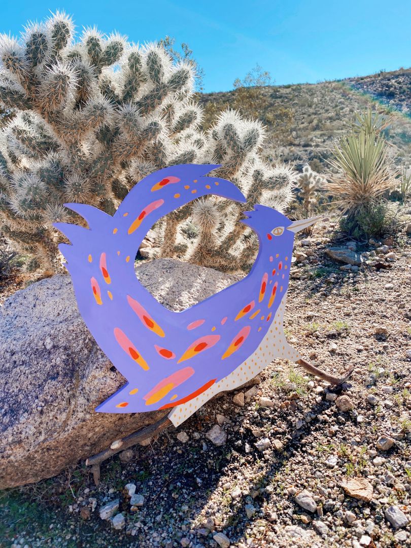 沙漠生活如何为梅丽莎·莱基的混合媒体艺术赋予新的生命