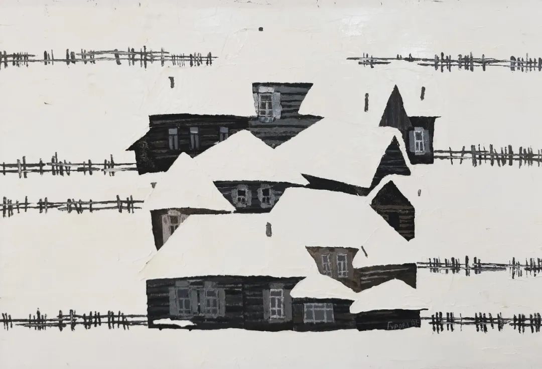 古洛娃·阿纳斯塔诺亚·叶夫盖尼耶夫娜，《雪》，75×110cm，2012