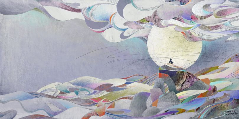 卢雨辰创作的梦幻插画灵感来自希腊神话和中国民间传说