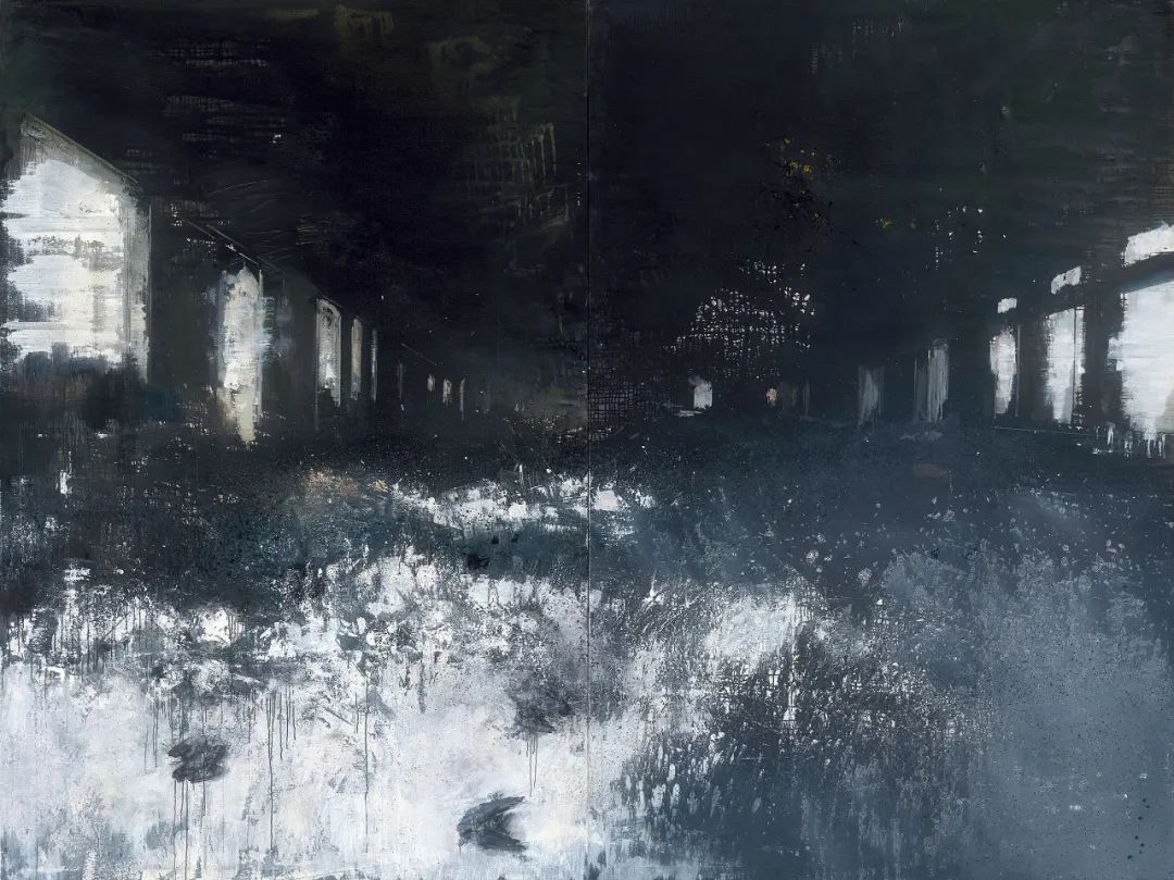 《消逝的记忆4》，布面丙烯，300×400cm，2010