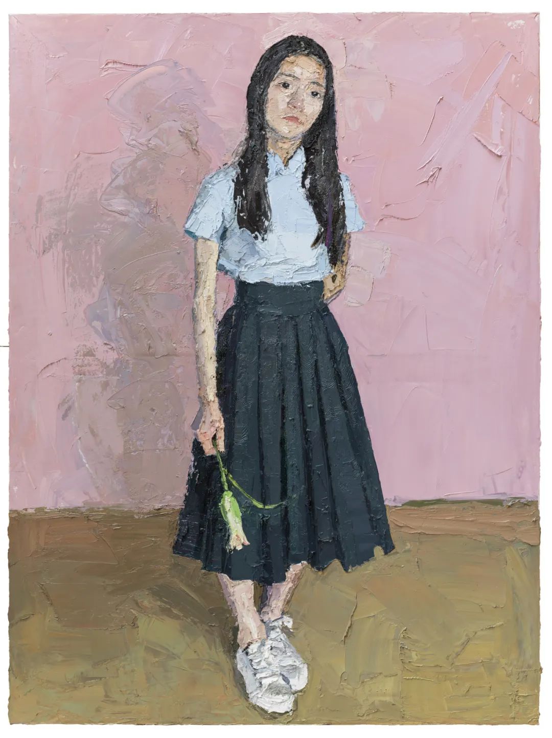 《百合》，130x97cm，布面油画，2016