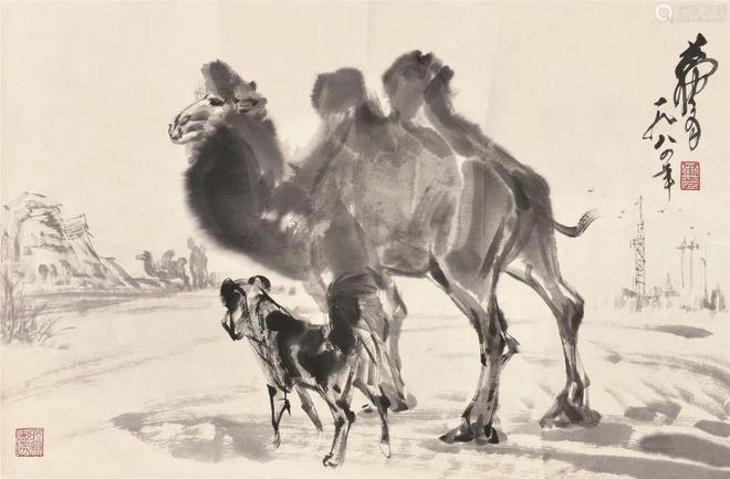 黄胄：一生最爱骆驼，却没画好一匹