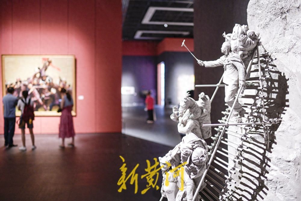 百余件艺术作品共绘新时代，国家艺术基金优秀美术作品展花开泉城