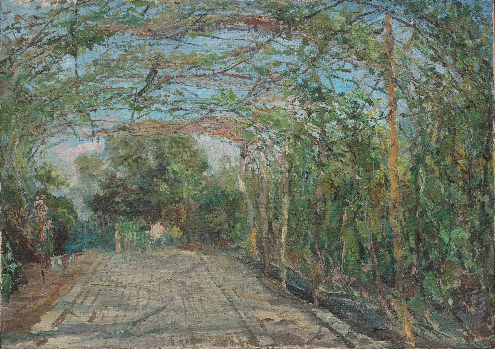 3 《长春植物园》，布面油画，56 × 78 cm，1971