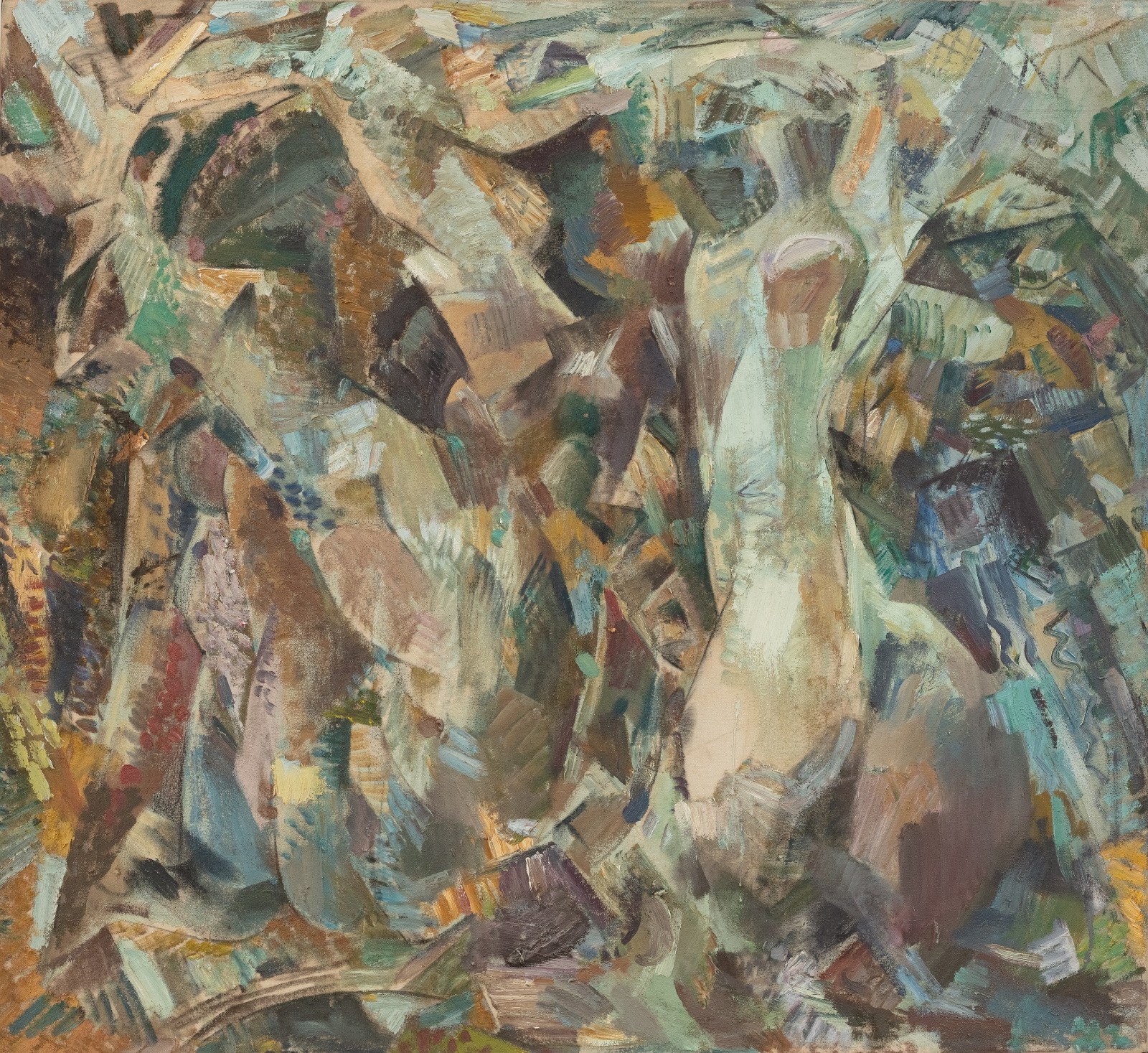 16 《失序》，布面油画，107 × 117 cm，1980